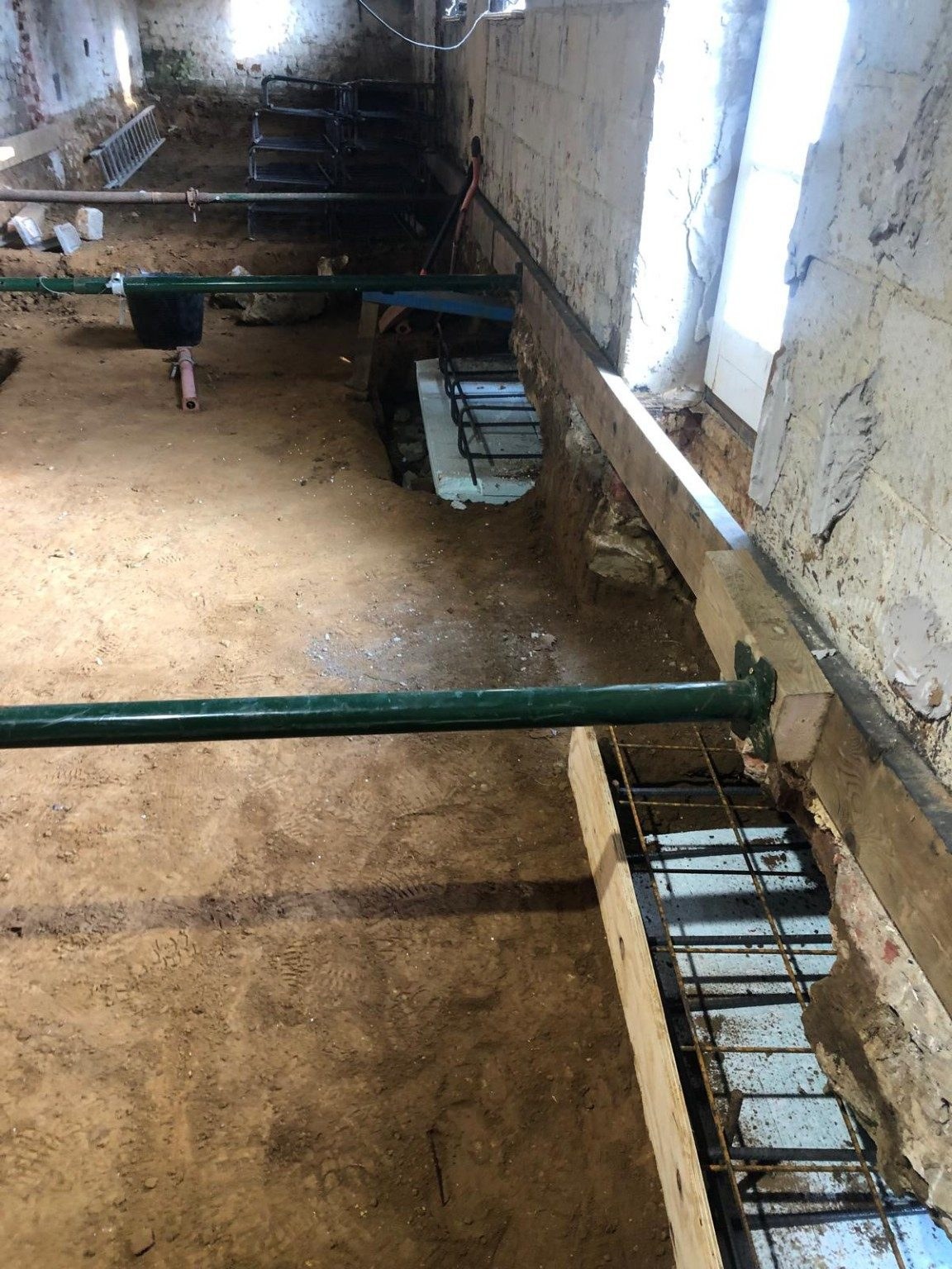 Underpinning reinforcement